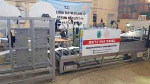 TASARIM VE ÜRETİMİ TAMAMEN İSKENDERUN MTAL'YE AİT N95 VE CERRAHİ MASKE MAKİNESİ