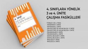 4. Sınıf Düzeyinde 3 ve 4. Ünite Çalışma Fasikülleri Yayımlandı