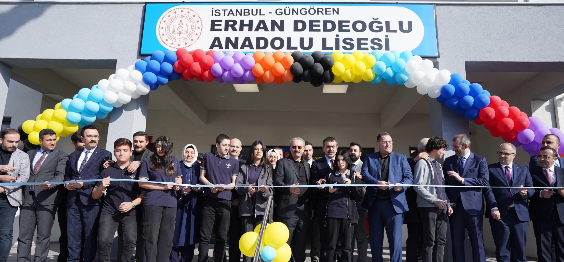  ERHAN DEDEOĞLU ANADOLU LİSESİNİN AÇILIŞI, BAKAN YUSUF TEKİN'İN KATILIMIYLA YAPILDI